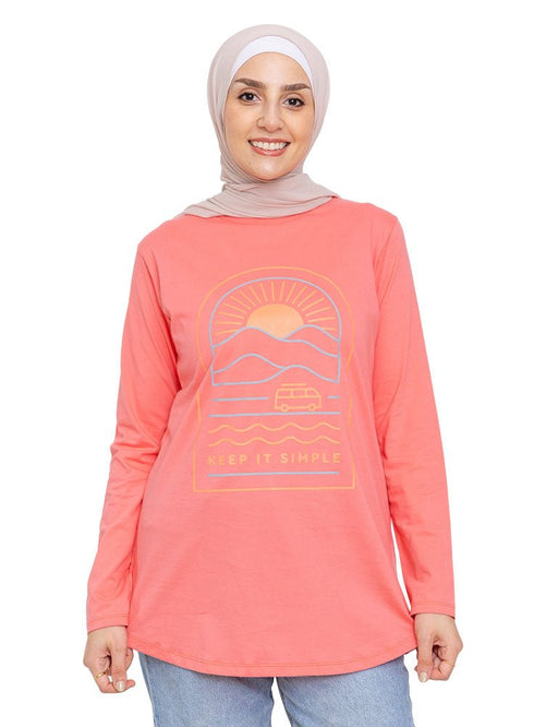 Bubblegum Printed Long - Sleeve Design 33 - Khotwh